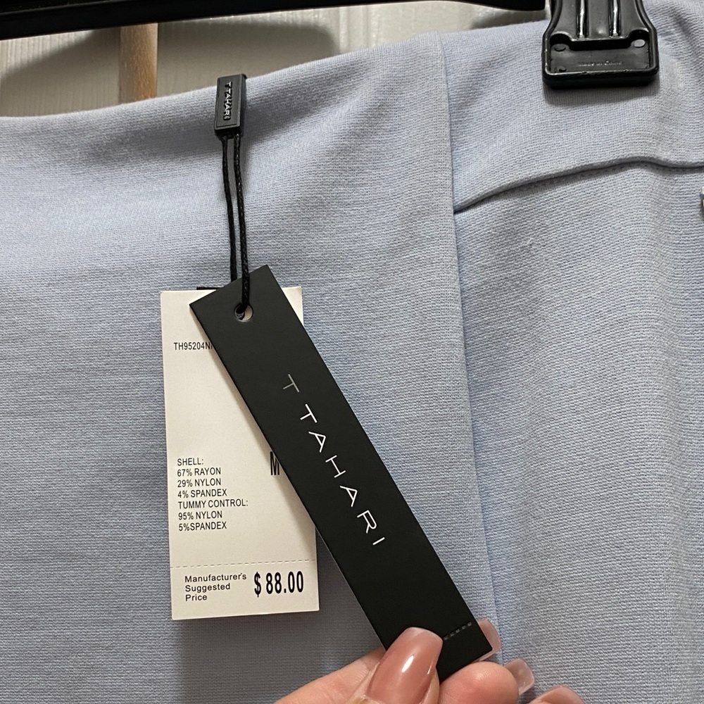 Tahari Light Blue Pencil Skirt